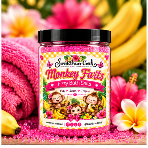 Monkey Farts Fizzy Bath Salt Soak