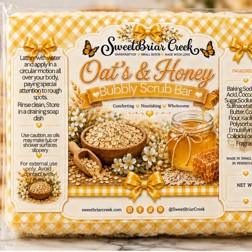 Oats 'n Honey Bubbly Scrub Body Bars