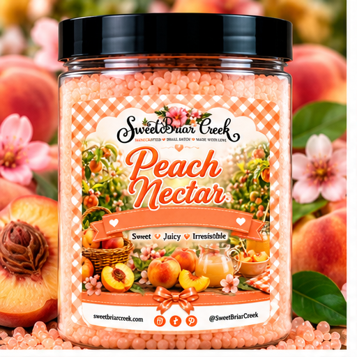 Peach Nectar Fizzy Bath Salt Soak