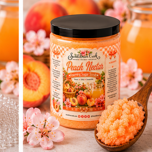 Peach Nectar Foaming Sugar Scrub