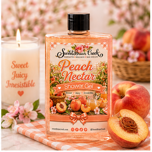 Peach Nectar SHower Gel + Bubble Bath