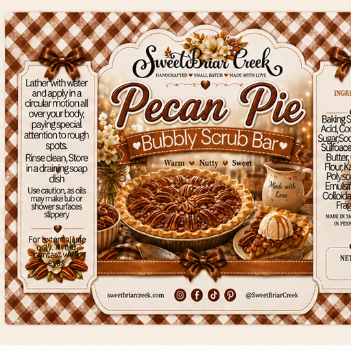 Pecan Pie Bubbly Scrub Body Bars