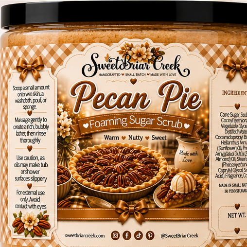 Pecan Pie Foaming Sugar Scrub