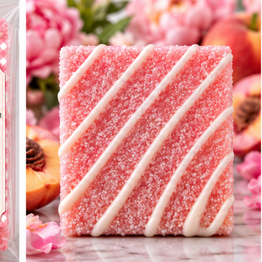 Peonies & Peaches Bubbly Scrub Body Bars