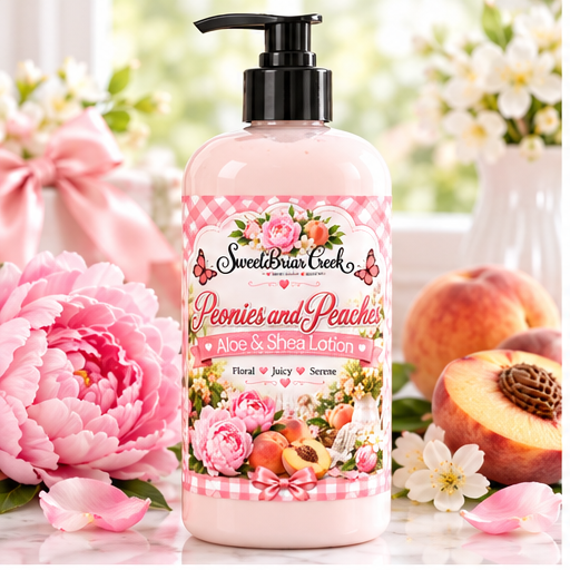 Peonies & Peaches Shea & Aloe Body Lotion