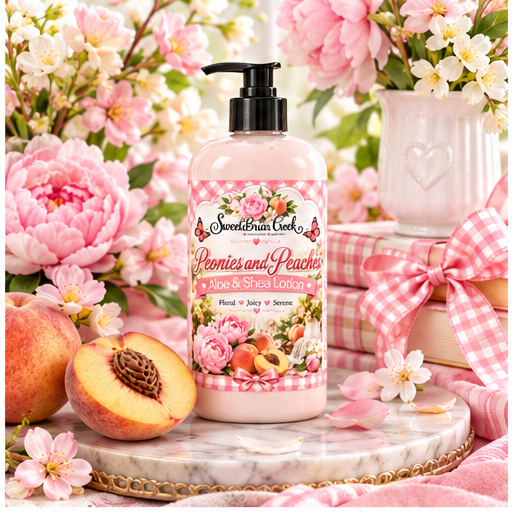 Peonies & Peaches Shea & Aloe Body Lotion