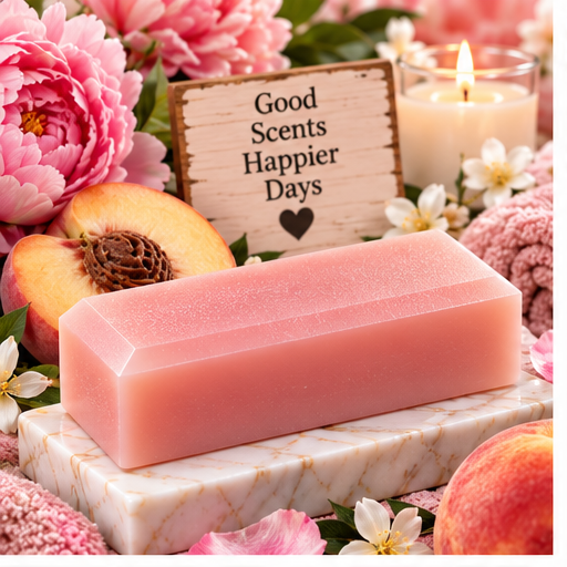 Peonies & Peaches Coconut Milk Glycerin Soap