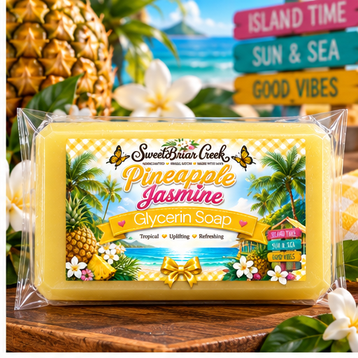 Pineapple Jasmine Coconut Milk Glycerin Soap
