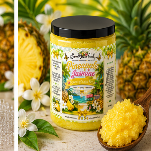 Pineapple Jasmine Foaming Sugar Scrub