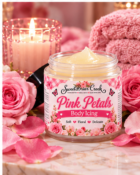 Pink Petals Body Icing