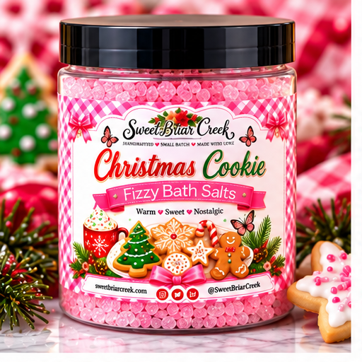 Christmas Cookie Fizzy Bath Salt Soak