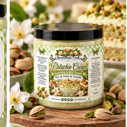 Pistachio Cream Foaming Sugar Scrub