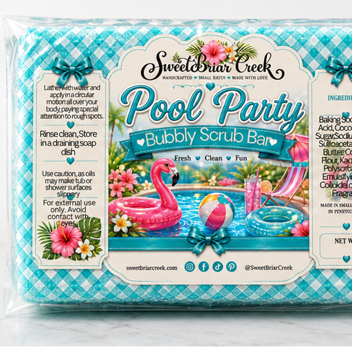 Pool Party Bubbly Scrub Body Bars