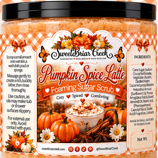 Pumpkin Spice Latte Foaming Sugar Scrub
