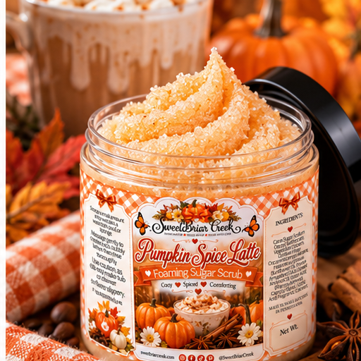 Pumpkin Spice Latte Foaming Sugar Scrub