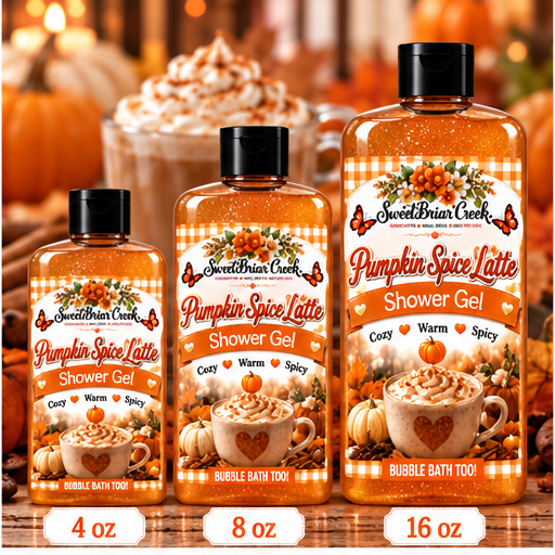 Pumpkin Spice Latte Shower Gel + Bubble Bath