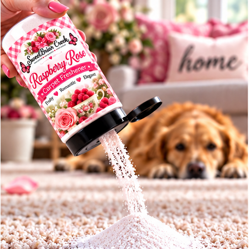 Raspberry Rose Carpet Freshener Powder