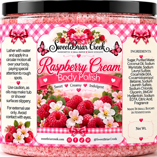 Raspberry Cream Body Polish