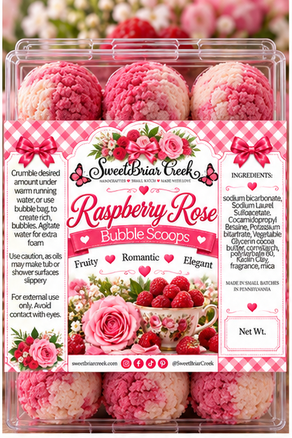 Raspberry Rose Bubble Scoop