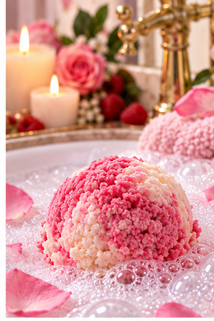 Raspberry Rose Bubble Scoop