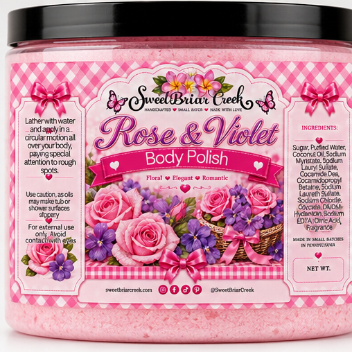 Rose & Violet Body Polish