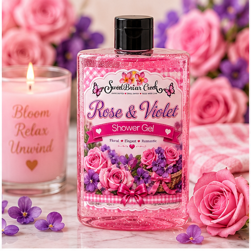 Rose & Violet Shower Gel + Bubble Bath