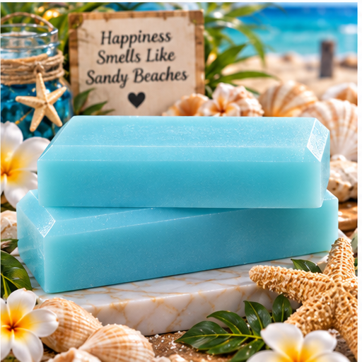 Sandy Beaches Coconut Milk Glycerin Soap