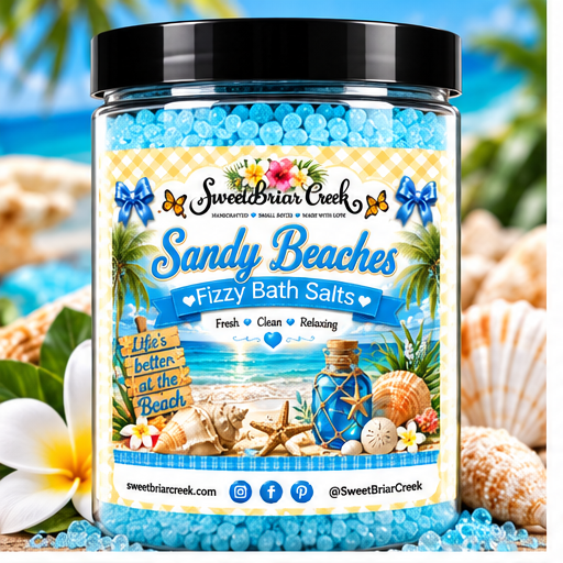 Sandy Beaches Fizzy Bath Salt Soak