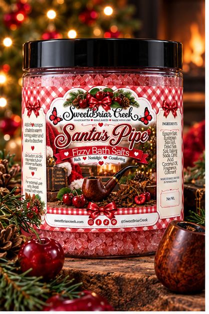 Santa's Pipe Fizzy Bath Salt Soak