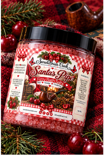 Santa's Pipe Fizzy Bath Salt Soak