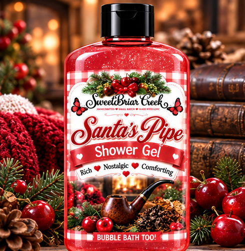 Santa's Pipe Shower Gel + Bubble Bath