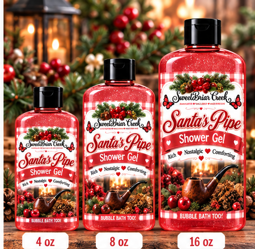 Santa's Pipe Shower Gel + Bubble Bath