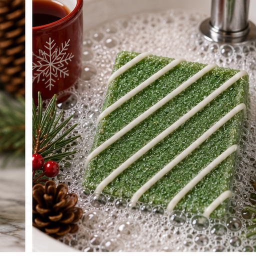 Season's Greetings Bubbly Scrub Body Bars