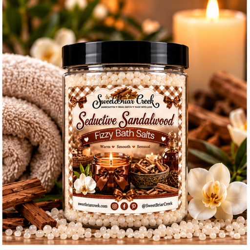 Seductive Sandalwood Fizzy Bath Salt Soak