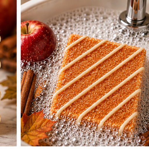 Spiced Apple Cider  Bubbly Scrub Body Bars
