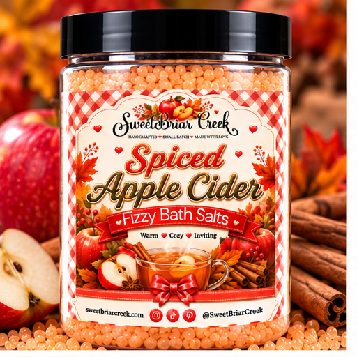 Spiced Apple Cider Fizzy Bath Salt Soak