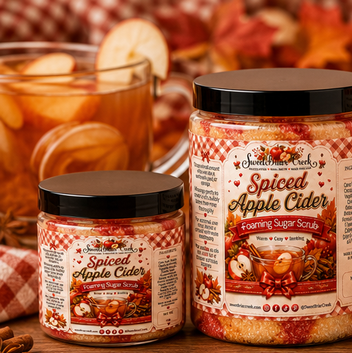 Spiced Apple Cider Foaming Sugar Scrub
