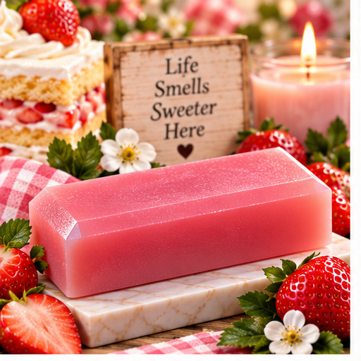Strawberry Shortcake Coconut Milk Glycerin Soap