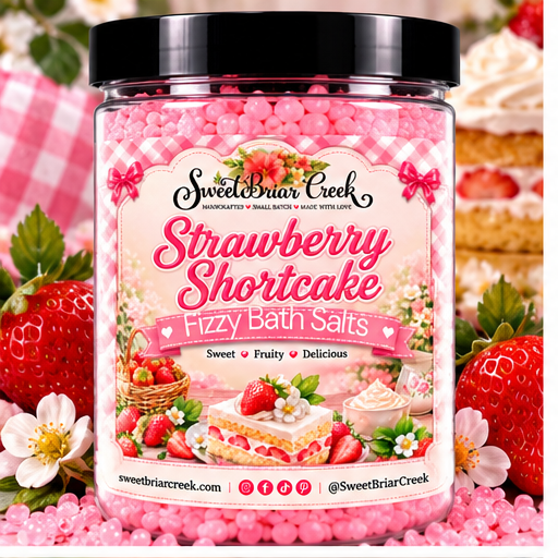 Strawberry Shortcake Fizzy Bath Salt Soak