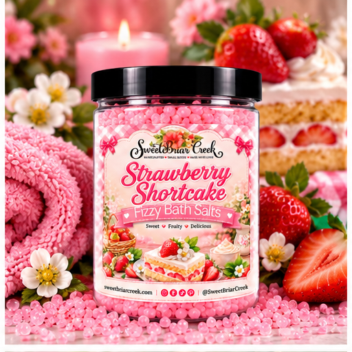 Strawberry Shortcake Fizzy Bath Salt Soak