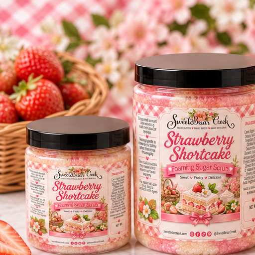 Strawberry Shortcake Foaming Sugar Scrub