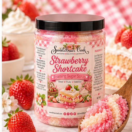 Strawberry Shortcake Foaming Sugar Scrub