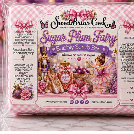 Sugar Plum Fairy Bubbly Scrub Body Bars