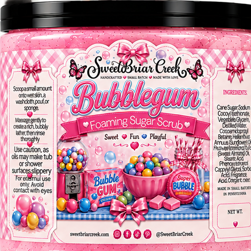 Bubblegum Foaming Sugar Scrub