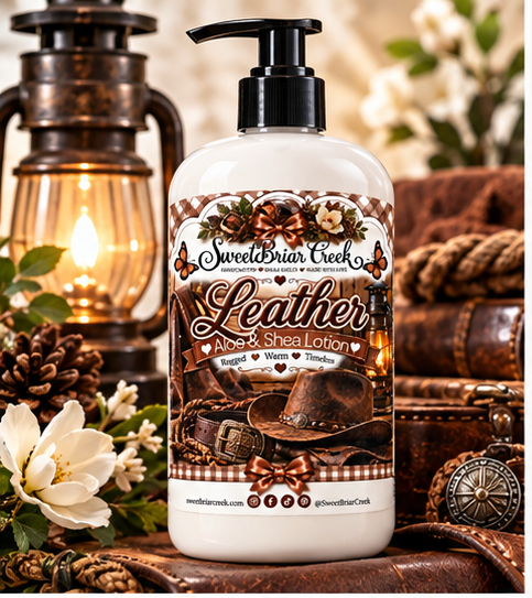 Leather Shea & Aloe Body Lotion