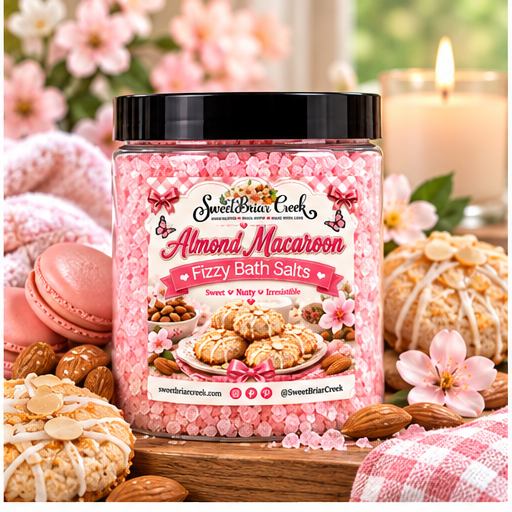 Almond Macaroon Fizzy Bath Salt Soak