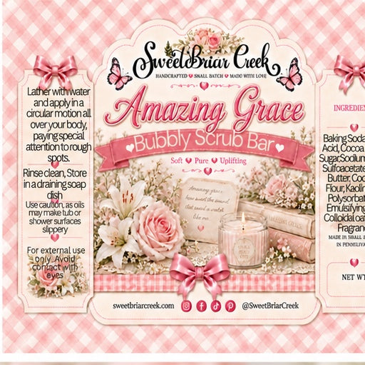 Amazing Grace Bubbly Scrub Body Bars