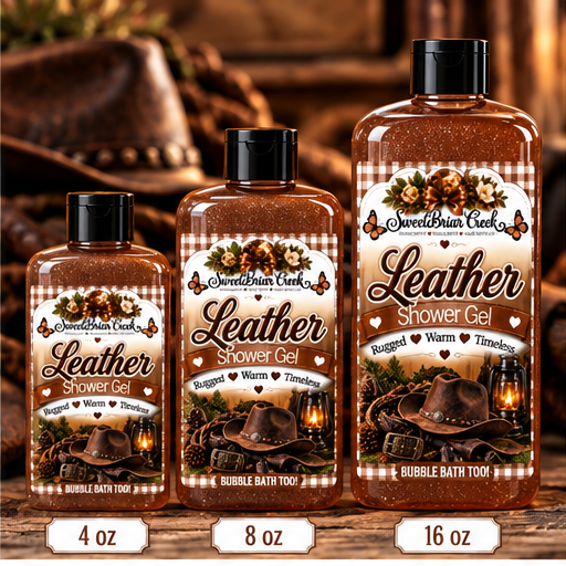Leather Shower Gel + Bubble Bath