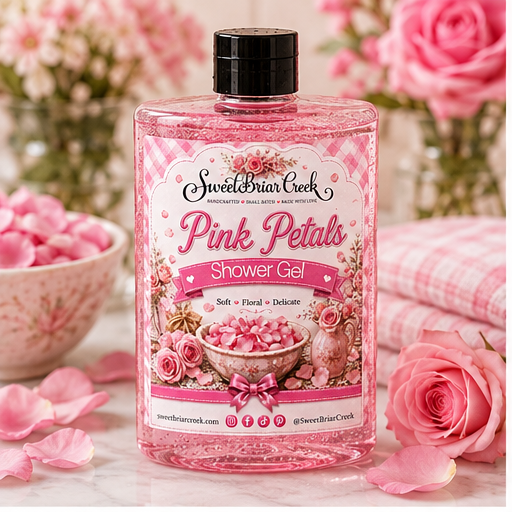 Pink Petals Shower Gel + Bubble Bath