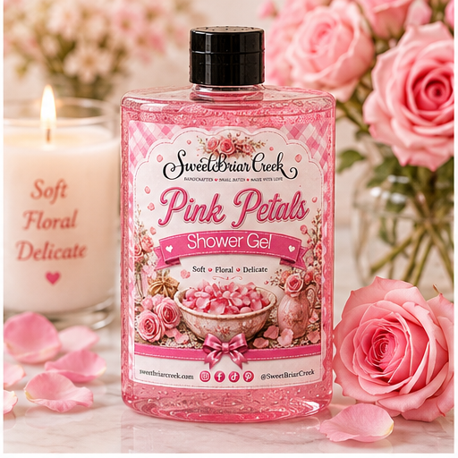 Pink Petals Shower Gel + Bubble Bath